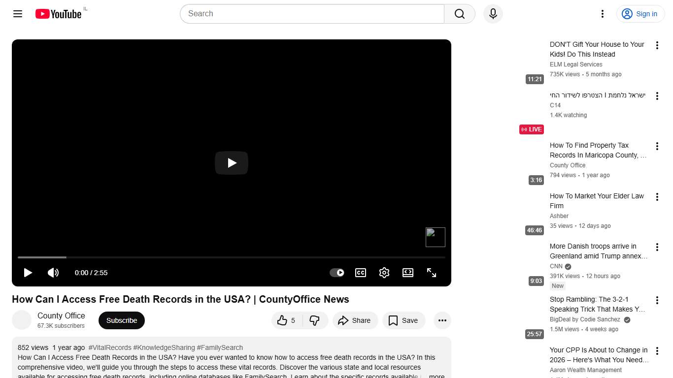 How Can I Access Free Death Records in the USA? | CountyOffice News - YouTube